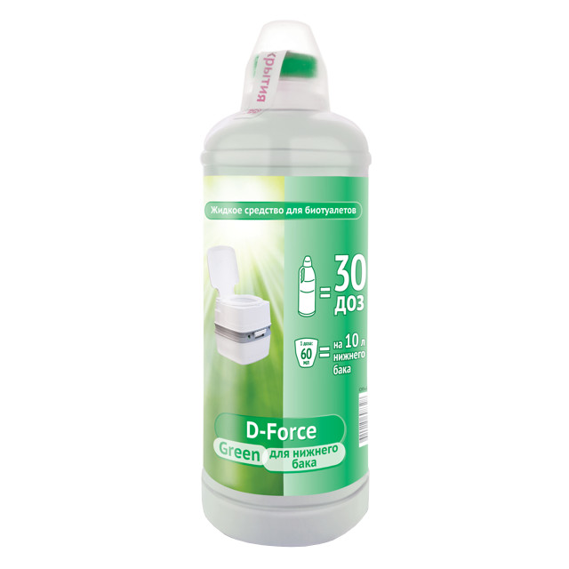 жидкость D-Force Green 1,8л для нижнего бака